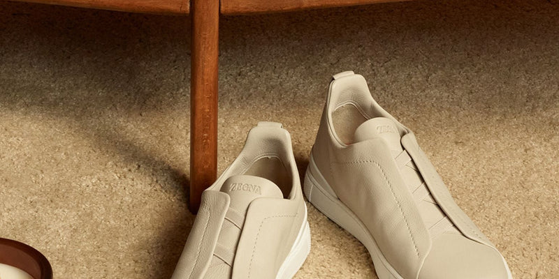 Zegna Triple Stitch Sneakers at M PENNER