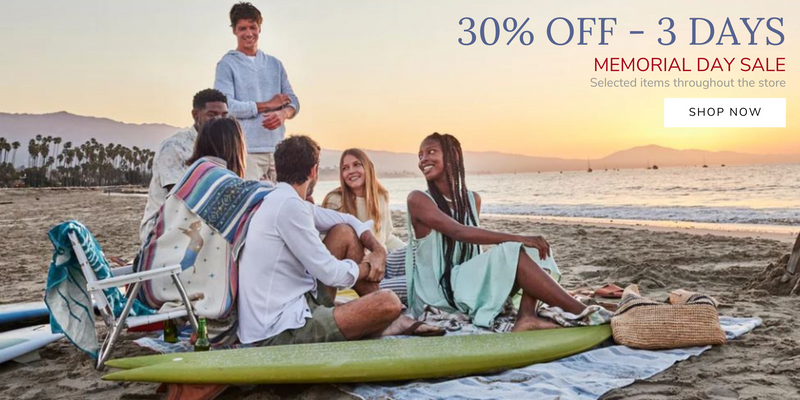 30% Off  Memorial Day Sale Online and Instore at M PENNER