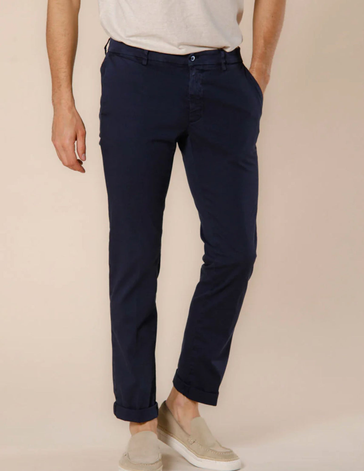Stretch Cotton Roccia Jean | Beige