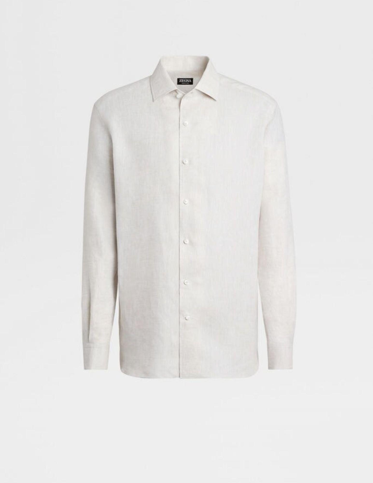 【THE MOZZ】[Premium] True Shirt Linen One Piece Oasi Linen Shirt | Tan– M PENNER