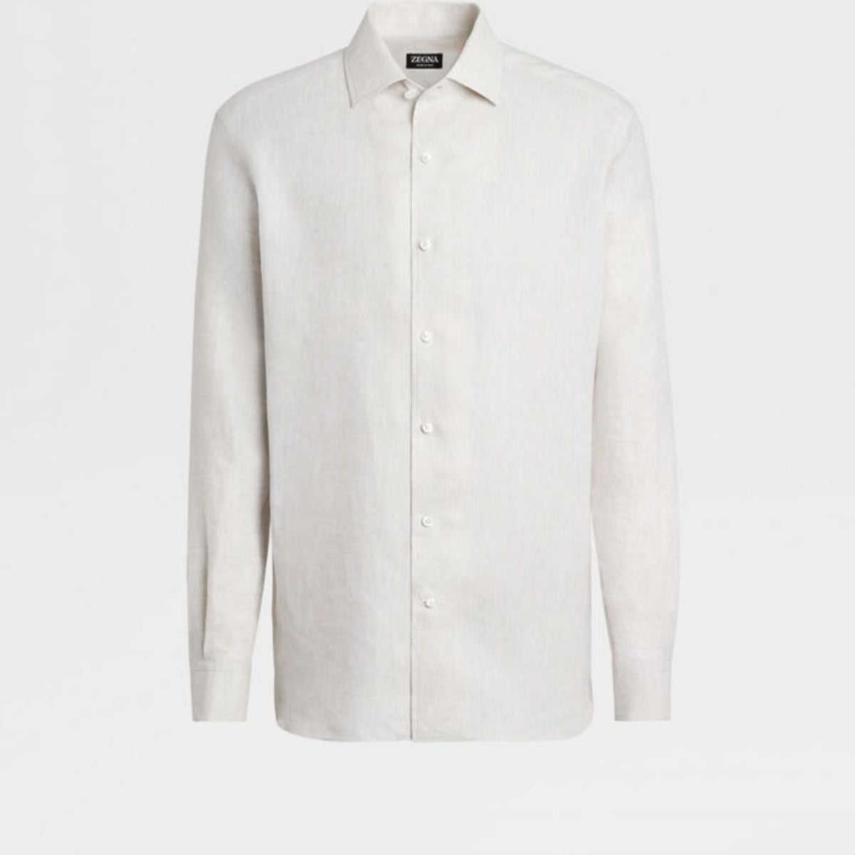 【MODERNIF】Linen Semi Over Basic Shirt 1/40 Linen Open Collar Shirt in Sax – Blue Owl Workshop
