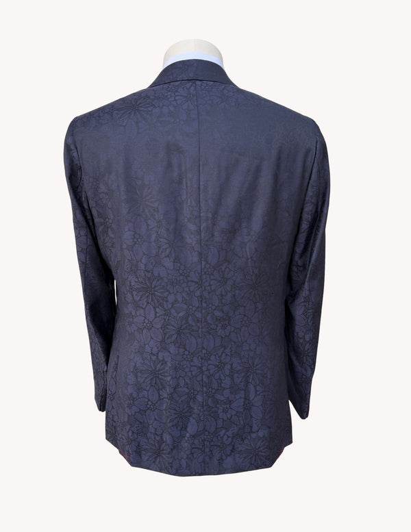 【美品】ISAIA tailored jacket green size 46 Sage Green stretch one-button Blazer with peak lapels