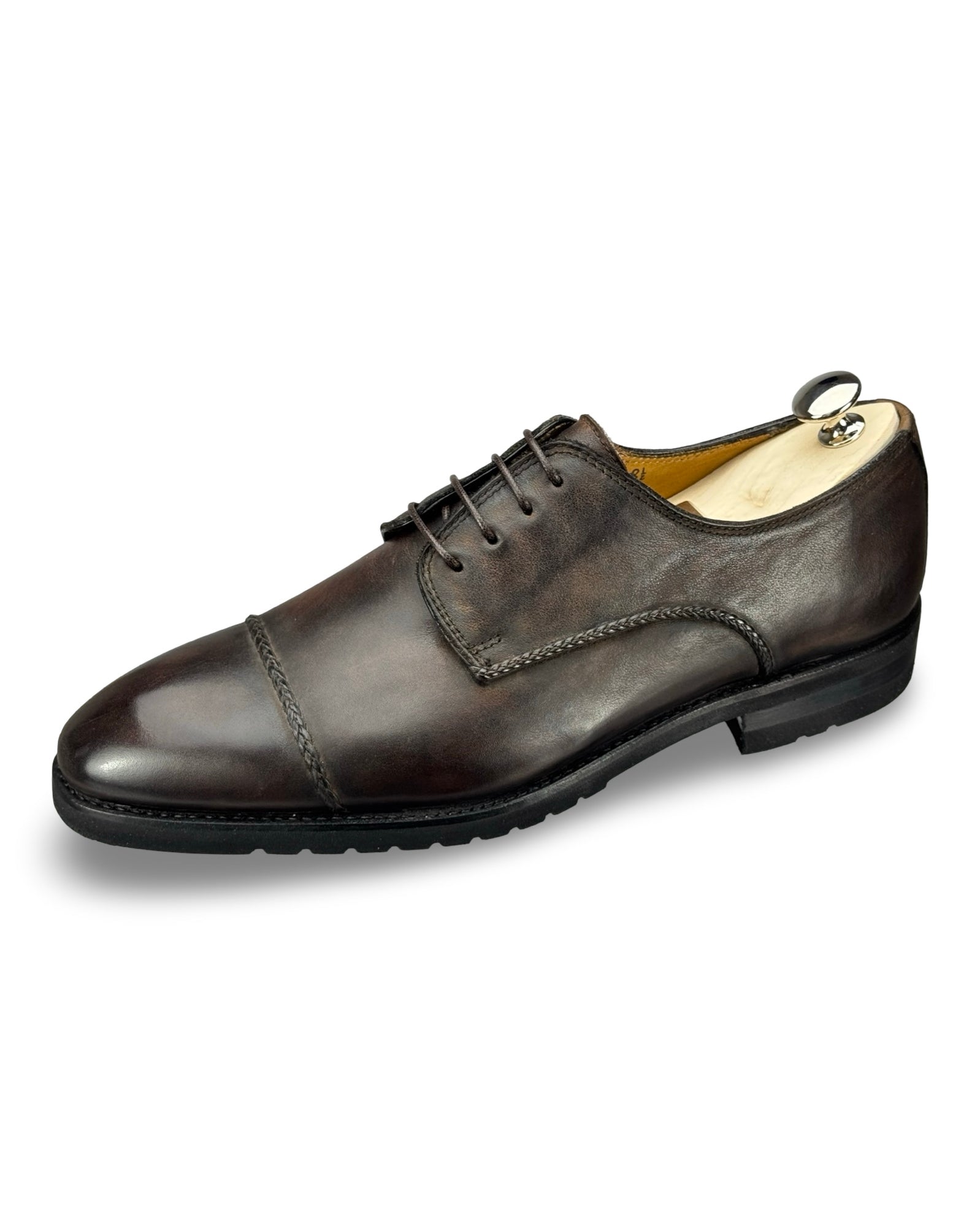 Damore Cap Toe Oxford | Dark Chocolate– M PENNER Shoes