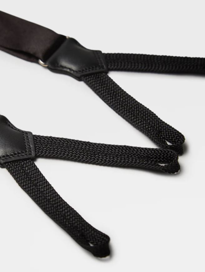 Black Silk Suspenders– M PENNER