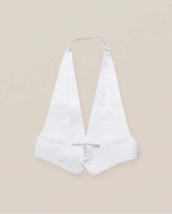 Cotton piqué Waistcoat